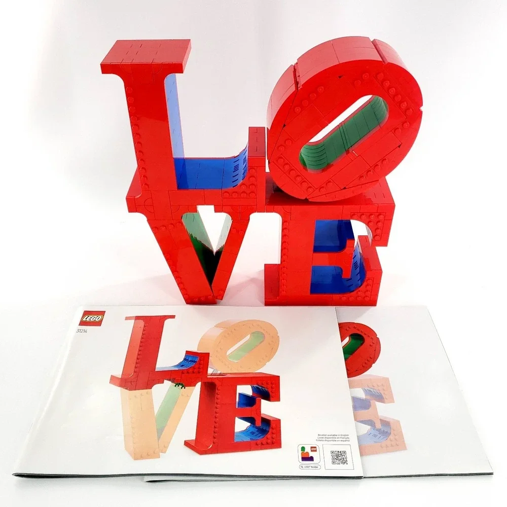 LEGO Art: Love (31214) Complete w/ Instruction Manuals No Box